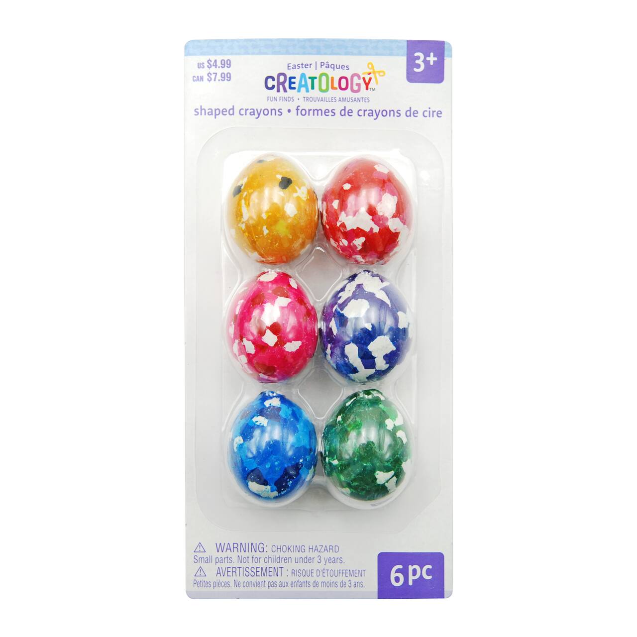 Easter Egg Shaped Crayons by Creatology™, 6ct.